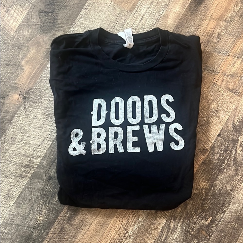 Black 'Doods & Brews' T-Shirt